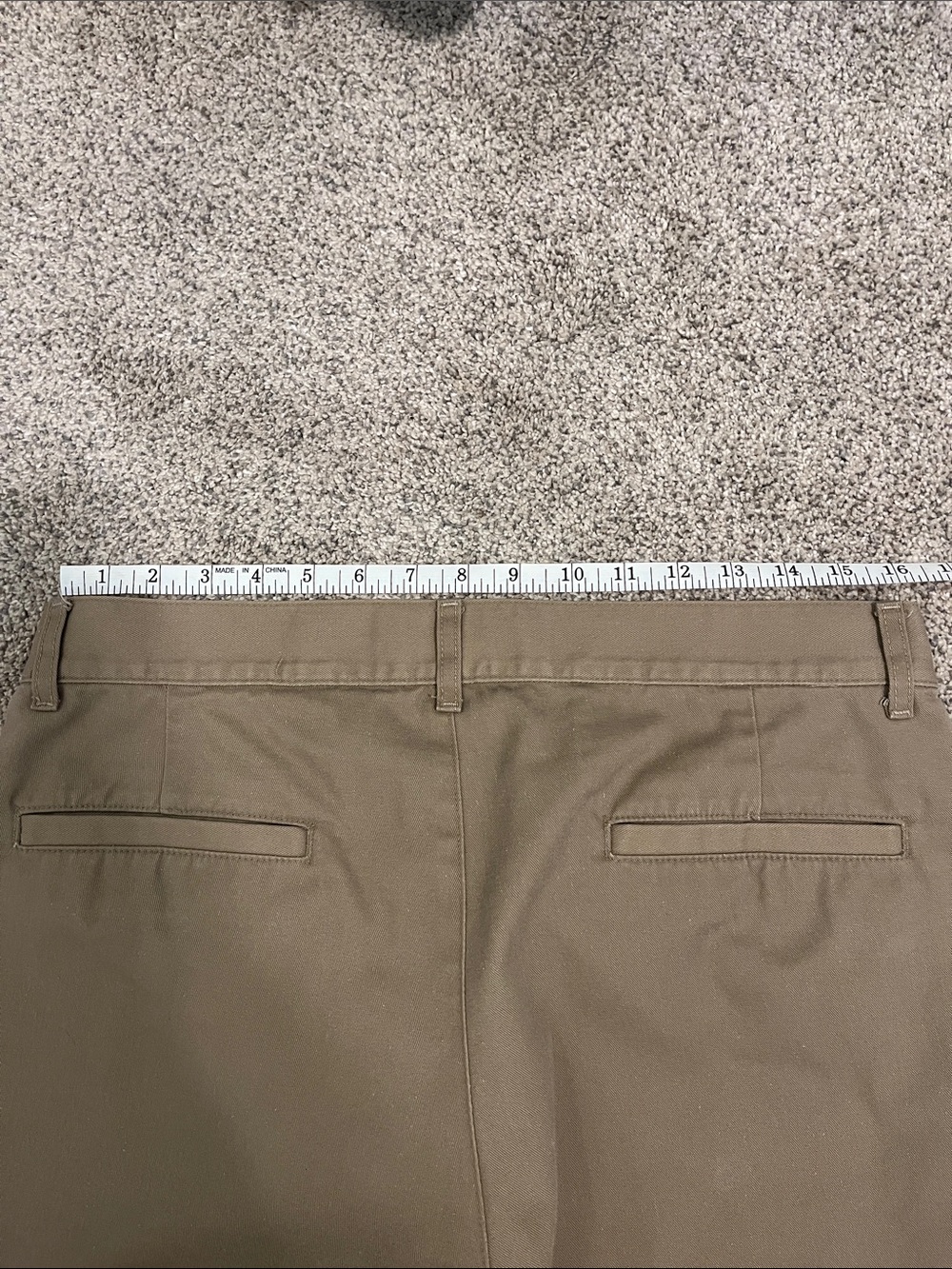 Noon Goons Wide Leg Chino Pants in Khaki - Picture 7 of 7